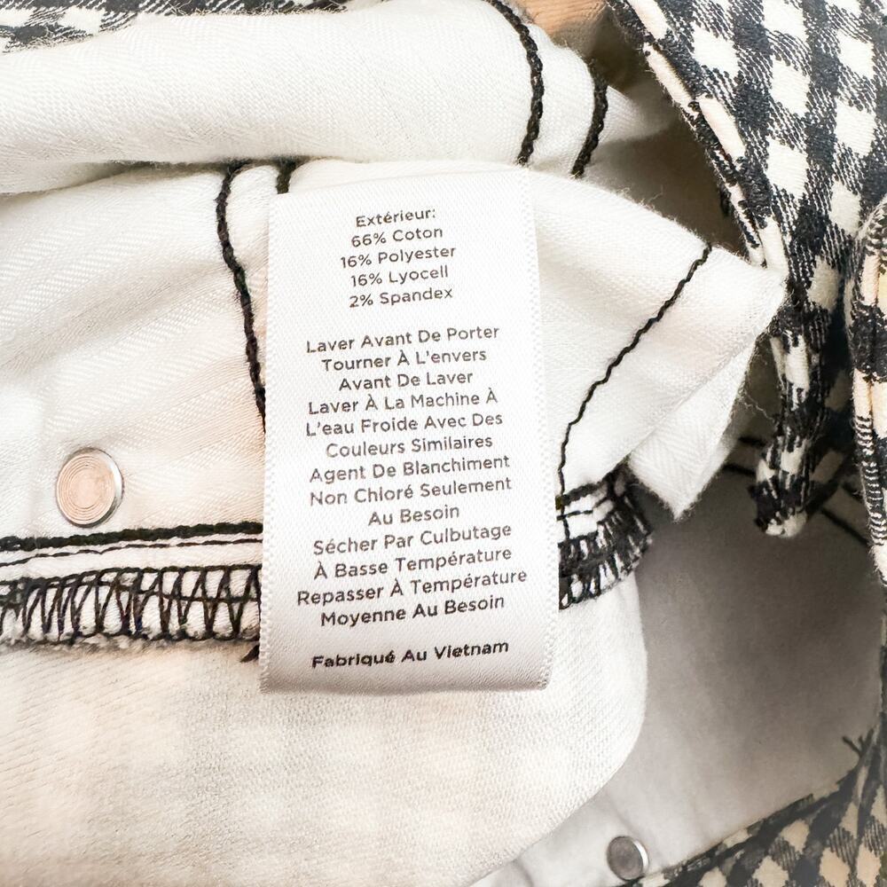 Talbots Gingham Checkered Pattern Pencil Skirt Bl… - image 4